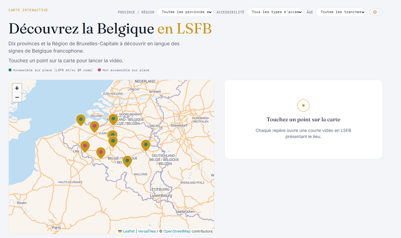 Découvrez la Belgique en LSFB